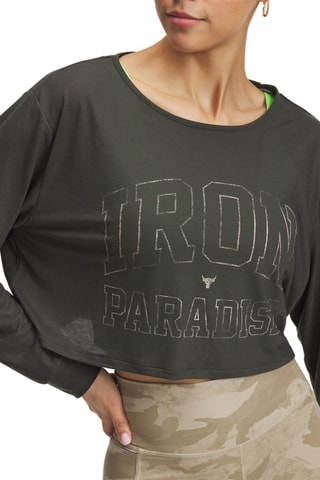 T-shirt cropped - Kaki