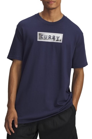 T-shirt de basketball Stephen Curry - Bleu marine