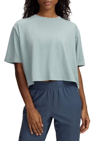 T-shirt court Rival Knit - Vert d’eau