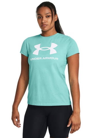 T-shirt Logo SS - Vert - Under Armour