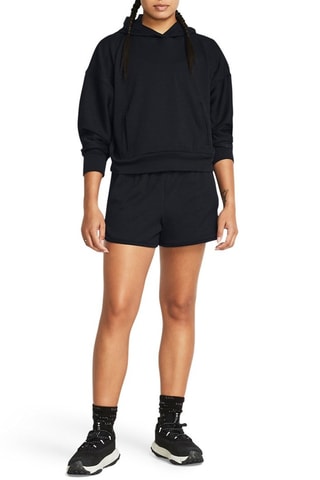 Sweat à capuche Journey Rib - Noir