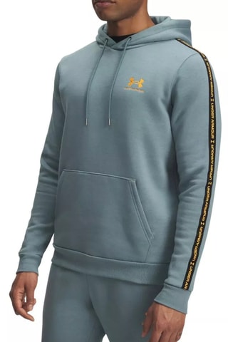 Sweat loose à capuche - Bleu gris