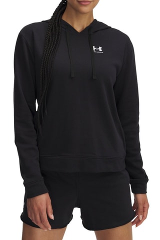 Sweat à capuche Rival Terry - Noir et blanc