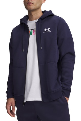 Sweat à capuche Icon - Bleu marine et blanc