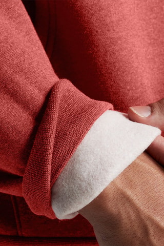 Sweat à capuche Icon - Rouge chiné