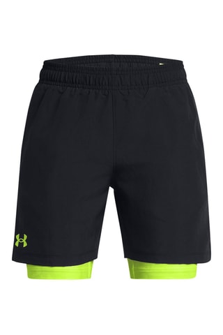 Short UA Tech Woven 2-en-1 - Noir