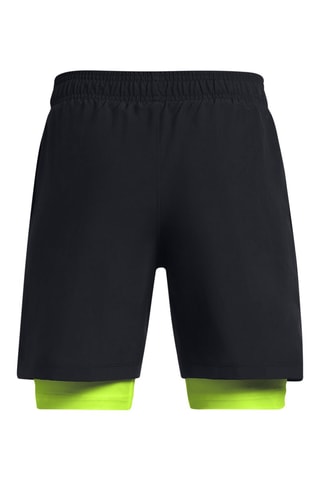 Short UA Tech Woven 2-en-1 - Noir