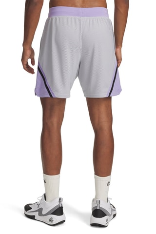 Short de basketball Curry - Gris clair