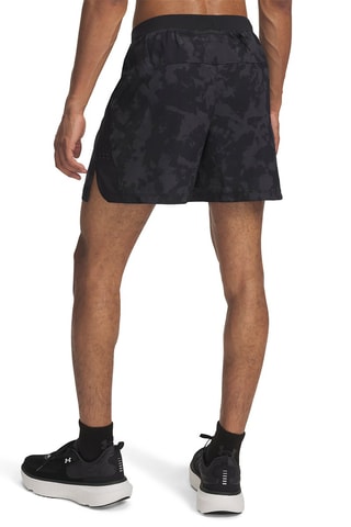 Short de running tie and dye Launch Elite - Noir