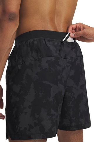 Short de running tie and dye Launch Elite - Noir