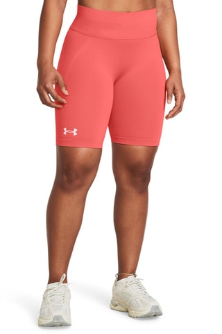 Cycliste d’entrainement taille haute Vanish - Corail et blanc