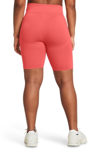 Cycliste d’entrainement taille haute Vanish - Corail et blanc