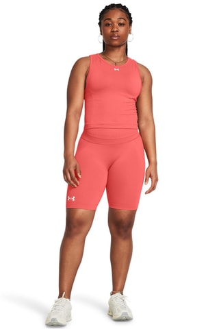 Cycliste d’entrainement taille haute Vanish - Corail et blanc