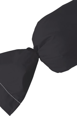 Taie de traversin en satin de coton 120 fils/cm² - Gris foncé
