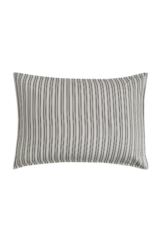 Taie d'oreiller en percale de coton 80 fils/cm² Sailor - Blanc et bleu