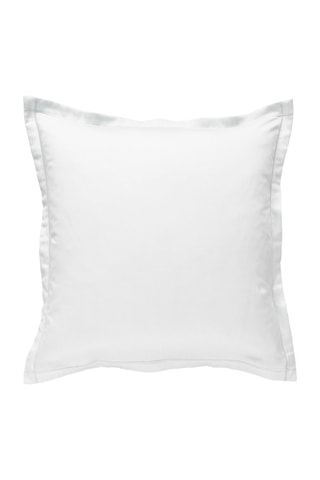 Taie d'oreiller en percale de coton 80 fils/ cm² - 
Blanc
