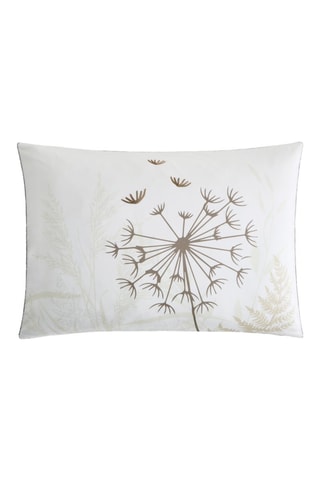 Taie d'oreiller Rabia - Blanc et beige