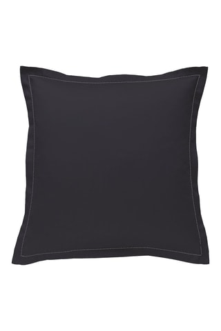Taie d'oreiller en satin de coton 120 fils/cm² - Gris