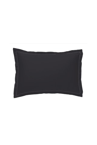 Taie d'oreiller en satin de coton 120 fils/cm² - Gris
