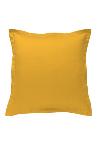 Taie d'oreiller en satin de coton 120 fils/cm² - Orange