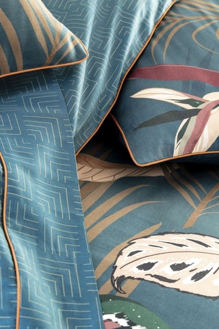 Parure de couette en coton Prielle - Marine