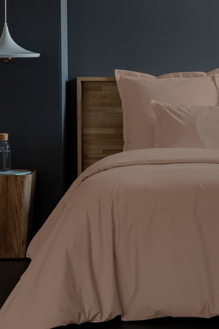 Housse de couette en percale de coton 80 fils/cm² - Taupe
