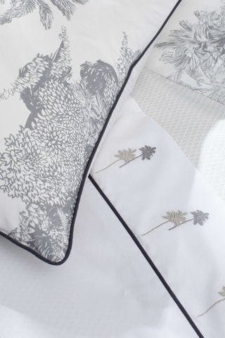 Parure de couette en coton Doa - Gris