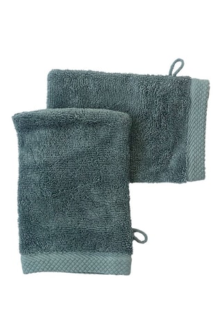 2 gants de toilette - Orage