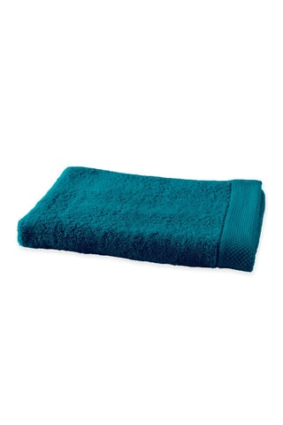 Serviette de toilette Bleu pétrole - 50 x 100 cm