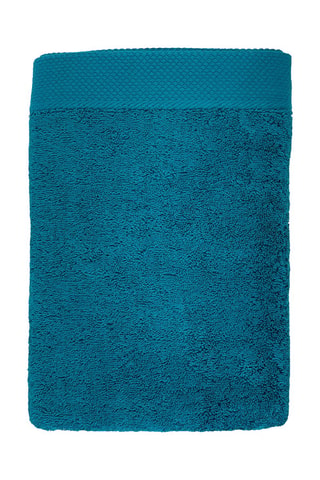 Drap de douche - Bleu pétrole - 70 x 140 cm