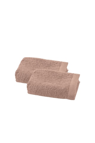 2 serviettes invités - Taupe