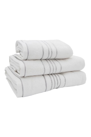 Drap de douche en coton - Blanc - 70 x 140 cm