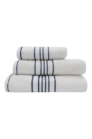 Drap de bain en coton - Blanc - 100 x 150 cm