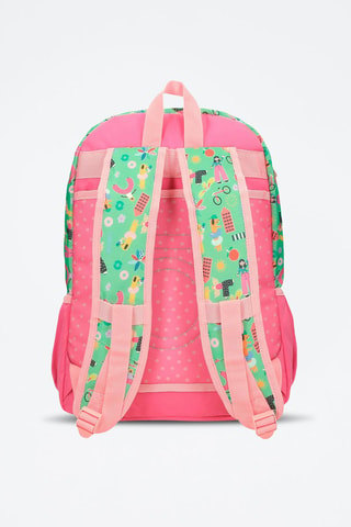 Sac à dos Garden Party - Rose et vert
