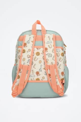 Sac à dos - Blanc, bleu et rose