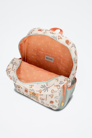Sac à dos - Blanc, bleu et rose