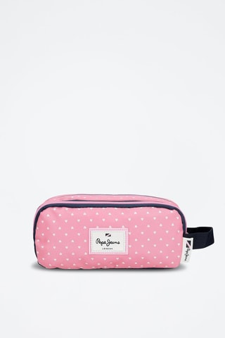 Trousse Noni - Gris et rose