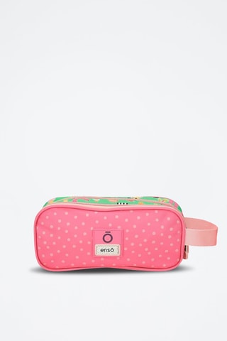 Trousse - Rose et vert