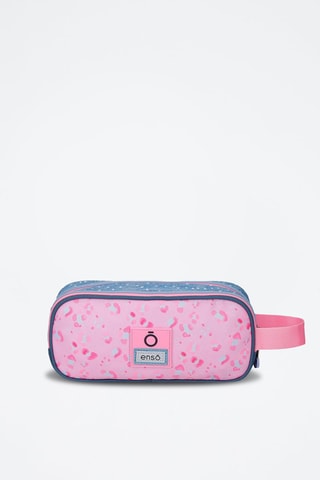 Trousse - Bleu et rose