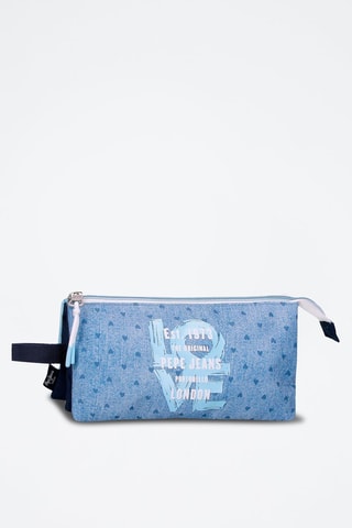 Trousse Noni Denim - Bleu