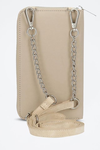 Etui pour téléphone Jana - Beige et argenté