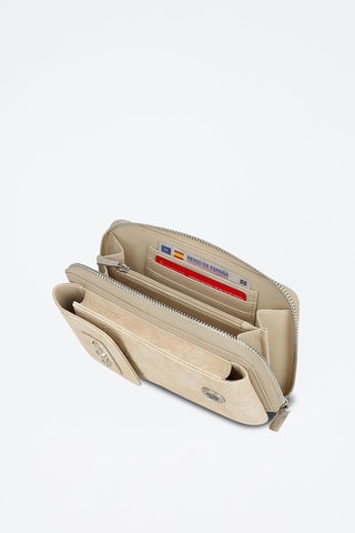 Etui pour téléphone Jana - Beige et argenté