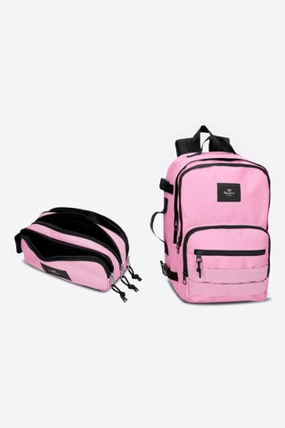 Sac à dos et trousse - Rose