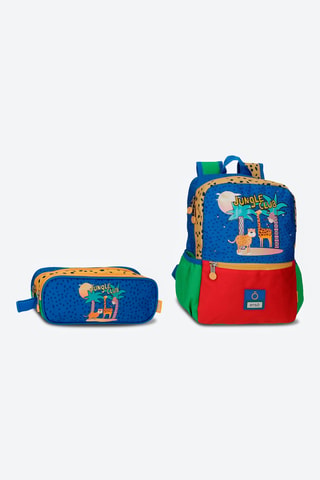Sac à dos et trousse - Bleu