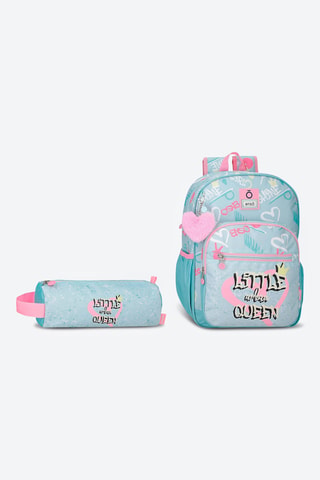 Sac à dos et trousse - Bleu