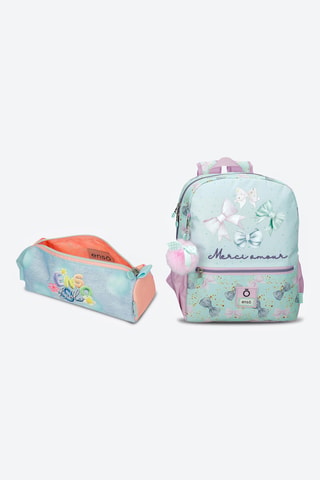 Sac à dos Enso Bubbles et trousse - Bleu