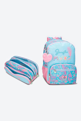 Sac à dos et trousse - Bleu
