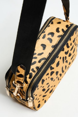 Sac bandoulière en cuir Abri - Marron