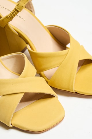 Sandales compensées Zalila - Jaune