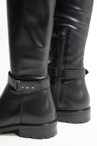 Bottes en cuir Kadini - Noir